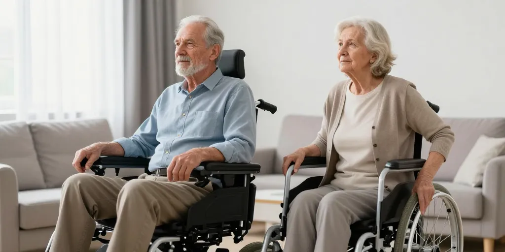 Fauteuil roulant personne âgée : le manuel ou l’électrique, comment choisir ?