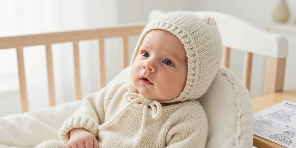 Tricot layette naissance : les modèles gratuits avec les explications à imprimer