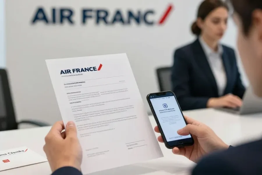 air france service client adresse
