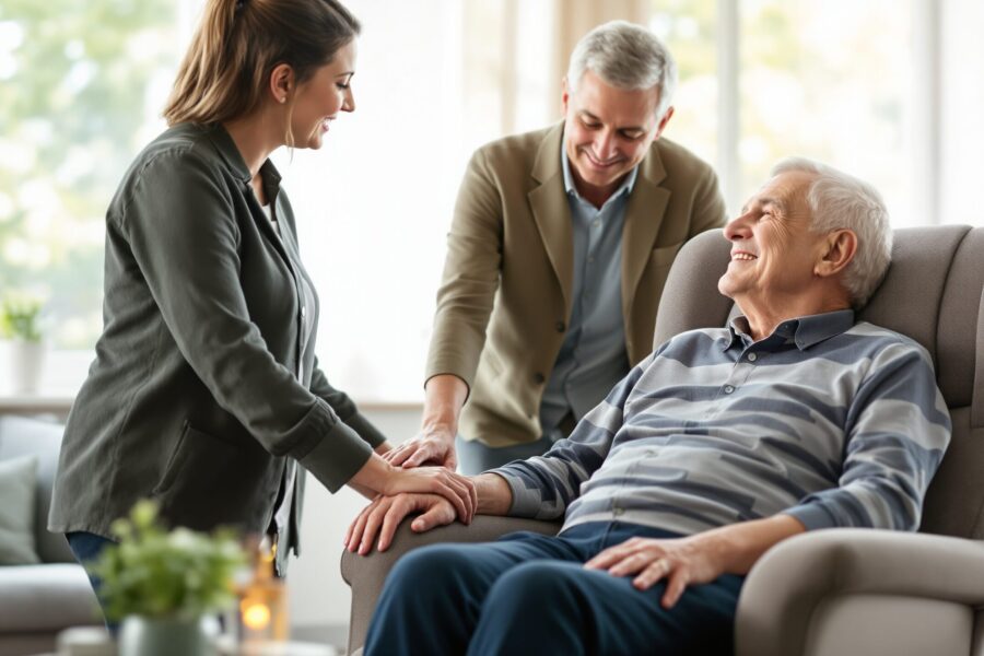 fauteuil personne agée prise en charge