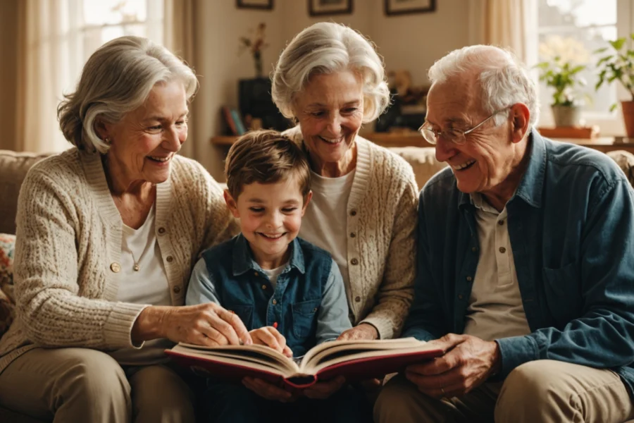 placement chez les grands-parents
