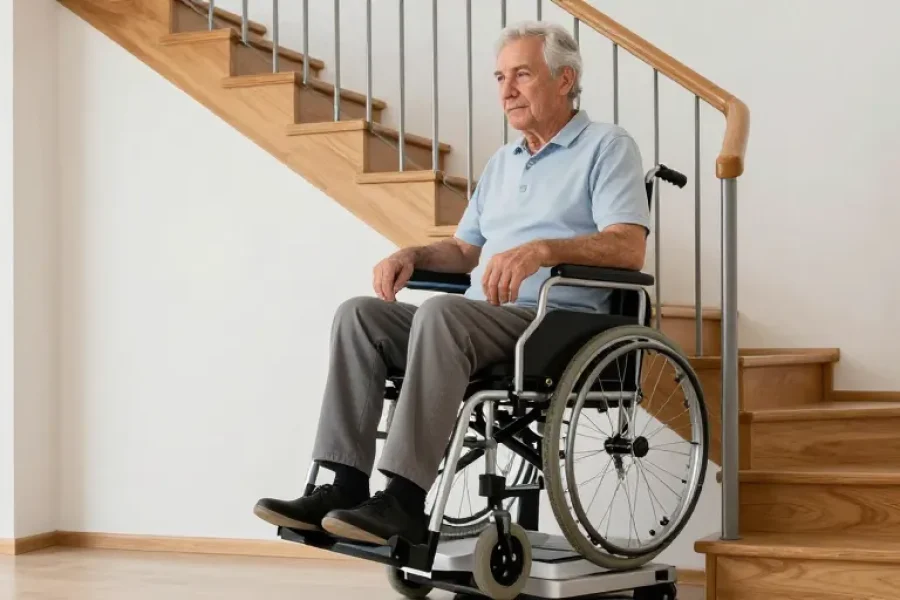 monte escalier pour fauteuil roulant