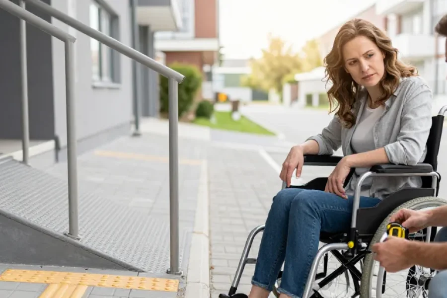 pente fauteuil roulant
