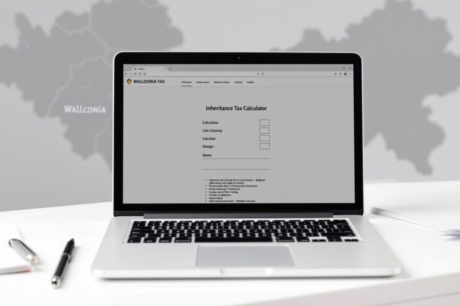 Simulateur droit de succession Wallonie : calculez facilement vos droits