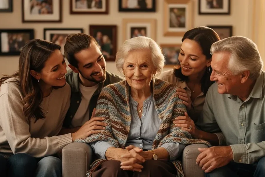 texte décès mamie